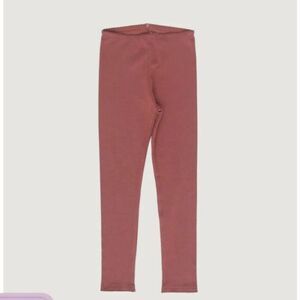 Iver & Isla Pima Cotton Leggings 12Y Madder Root Pink Organic Boutique NWT